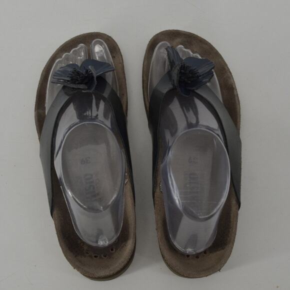 Mephisto Wms Euro 39 US 9 Sandal Blue Floral Thong Sandal - Picture 12 of 16